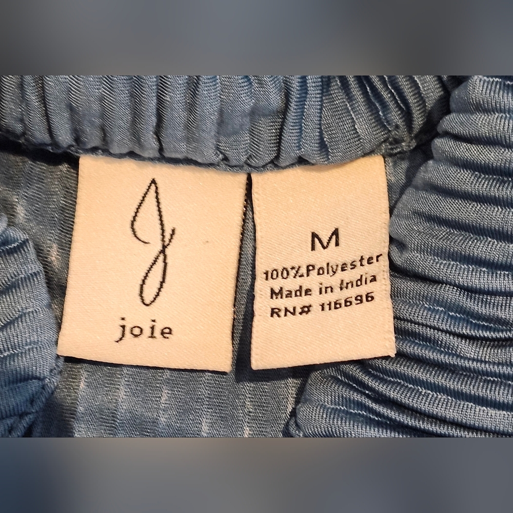 Joie Blue Pleated Pajama Set - Picture 2 of 2